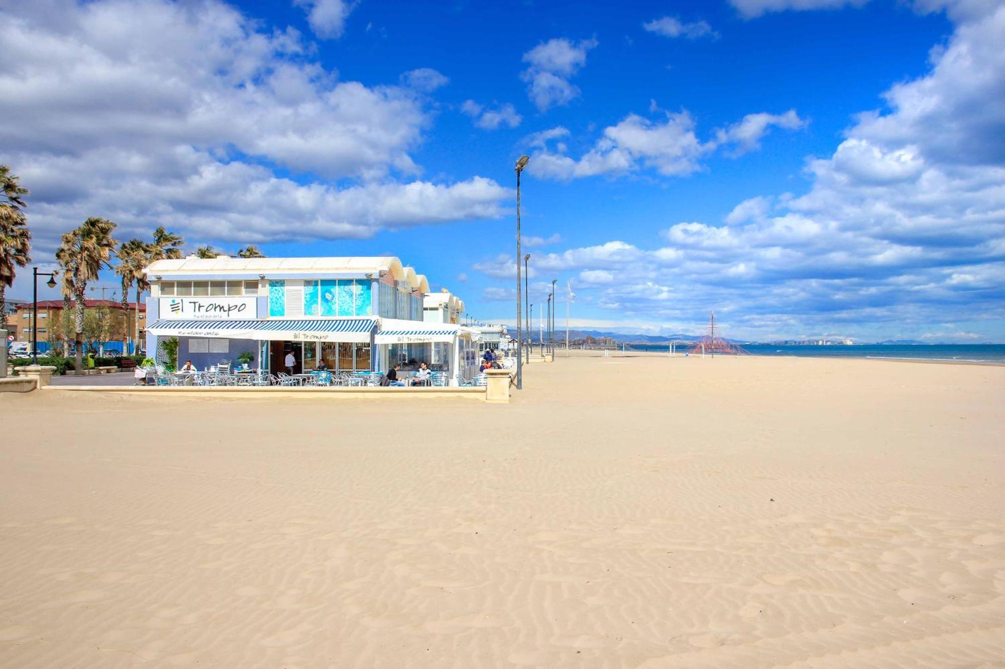 120 Sqm Loft-Style Apartment Beach Royal Marina Valencia Exterior foto